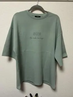 BEAMS HEART グリーン Tシャツ Lサイズ