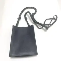 斜め掛けバッグ トートバッグ ショルダーバッグ ブラック レザー