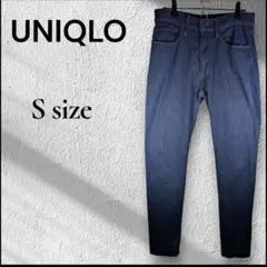 ユニクロ EZYジーンズ デニム Sサイズ メンズ ウエスト紐 ストレッチ 快適