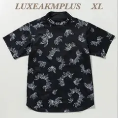 新品XXL【LUXEAKMPLUS】 ローレルパターン　半袖モックネックシャツのサムネイル