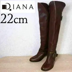 DIANA ダイアナ 22 ニーハイ ブーツ ベルト 2way ブラウンのサムネイル