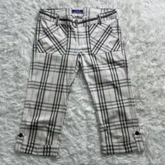 BURBERRY バーバリー クロップドパンツ　ハーフパンツ ノバチェック 38