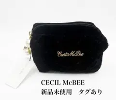 新品 セシルマクビー　ポーチ ブラック　黒　ギャル　y2k グランジのサムネイル