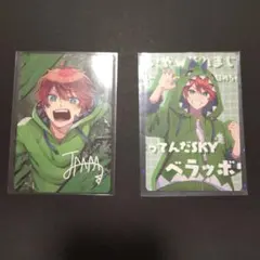 カラフルピーチ　5周年展示会　トレカ じゃぱぱさん