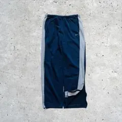 00s nike 極太 wide nylon pants y2k teck 黒 - メルカリ
