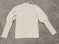 未使用 ANAYI プチビジューフリンジ プルオーバー ニット グレー プチビジューフリンジ プルオーバー | ANAYI/アナイ | 三越伊勢丹