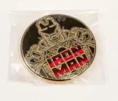 アベンジャーズ アイアンマン　金バッジ　24金メッキ