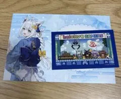 白上フブキ ポストカード ステッカー 極楽湯 ホロライブ コラボ　ゲーマーズ