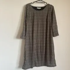 グローブ　チェックワンピース