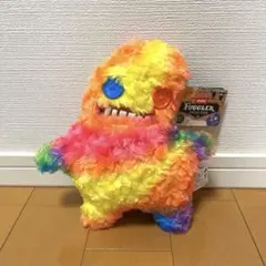 ZURU ファグラー ぬいぐるみ レインボー キモかわ 新品 非売品　①