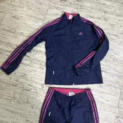 adidas CLIMAPROOF ジャージセット ネイビー/ピンク