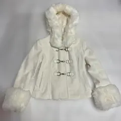 CECIL McBEE ホワイト ダッフルコート Mサイズ