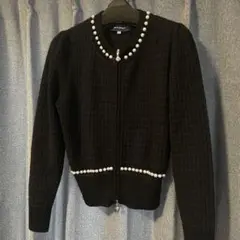 エムズグレイシー ブラックカーディガン サイズ38