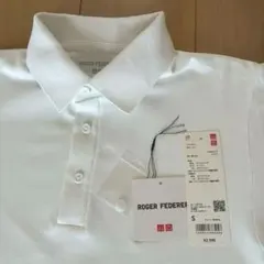 UNIQLO Roger Federer ドライEX　ポロシャツ ホワイト　Sのサムネイル