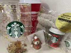 スターバックス星柄グラス 350ml・リューザブルカップ・ミニカップギフトセット