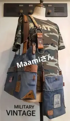 ミリタリーリメイク★★★MILITARY VINTAGEトート&ミニショルダー付 ミリタリーリメイクMILITARY VINTAGEトート&ミニショルダー付 - メルカリ