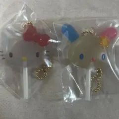 カラフルキャンディチャーム　ハローキティ　ウサハナ　２点セット