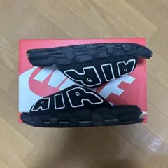 ナイキ エアモアアップテンポ スライド ブラック