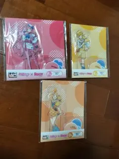 タイトーくじ　初音ミク D賞　E賞　F賞クリアスタンド　鏡音リン　鏡音レン ルカ