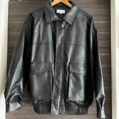 MONO-MART ブラックレザージャケット M