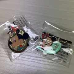 ディズニー　ピンバッチ・チャーム　2個セット