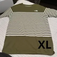 THE NORTH FACE ストライプ Tシャツ 半袖XL