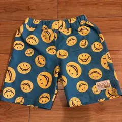 スマイル柄 キッズ 水着 ショートパンツ
