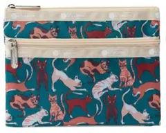 BAILA 10月号 【付録】LeSportsac ちゃめっ気たっぷり猫柄ポーチ