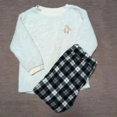 ユニクロ フリースパジャマ くまのプーさん 110cm