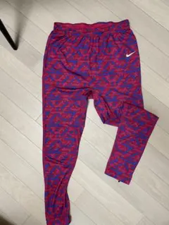 Nike 幾何学模様 タイツ ピンク/ブルーのサムネイル