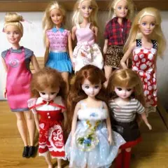 リカちゃん人形　バービー人形　8体まとめ売り