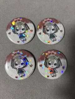 初音ミク ドンキ ホログラム缶バッジ 巡音ルカ - メルカリ