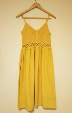 GORGE　クロシェットキャミソールワンピース　ゴージ　美品USEDのサムネイル