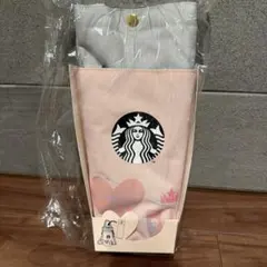 新品未使品 Starbucks ショルダーボトルケース ピンクのサムネイル