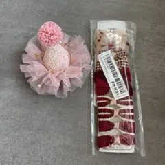 ベビーヘアアクセサリーセット リボン＆チュール まとめ売り 女の子