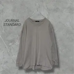 JOURNALSTANDARD ワッフル Vネック ロンT トレーナー ベージュのサムネイル