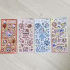 【新品】サンリオ キラキラジュエルシール 4枚セット