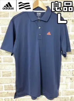 【24時間以内/匿名配送】アディダスゴルフ メンズ 半袖 ポロシャツ Lサイズ
