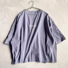【エスオー】オーバーサイズTシャツ（L）ビックシルエット 英字 ロゴ カジュアル