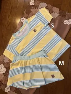 フィラ　テニスウェアゲームシャツS&ゲームスコートM