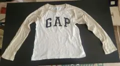 GAP 長袖カットソー ホワイト/ベージュ