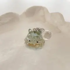 〖 海のめんだこちゃん / 金具・シルバー 〗めんだこ チャーム キーホルダー