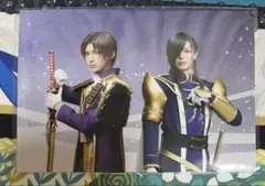 【2点セット】刀ミュ　ペアブロマイド　戦闘&ライブ　にっかり青江　へし切長谷部