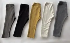 ベビーパンツ　5点　90cm まとめ売り　UNIQLO他