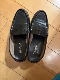 HARUTA ブラックローファー