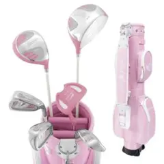 レディース ゴルフ クラブセット ピンク