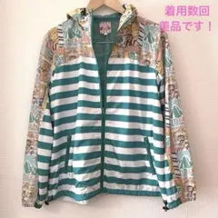 【3日間限定sale！】TITICACA マウンテンパーカー 総柄ボーダー*美品
