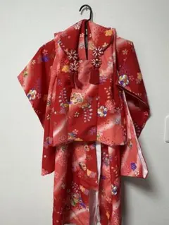 小町kids 3歳七五三被布セットusedレトロ柄小町キッズ - メルカリ