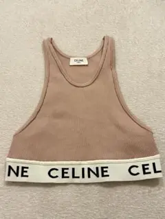 ✨美品✨CELINE セリーヌ ピンク タンクトップ アスレチックブラ S org.jpg