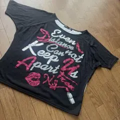 CECIL McBEE ロゴ スパンコール Tシャツのサムネイル